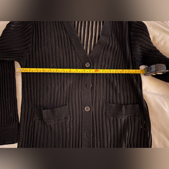 Just Cavalli Black Boxy Button-Up Cardigan - Size S - Picture 11 of 13